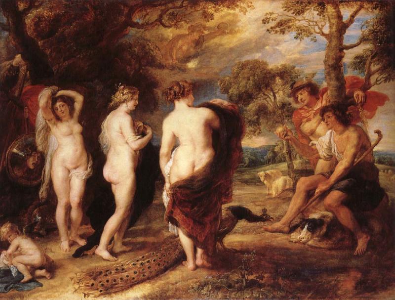 Peter Paul Rubens Paris-dom Norge oil painting art